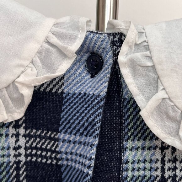 Janie And Jack Blue Plaid Dress NWT - Picture 8 of 12